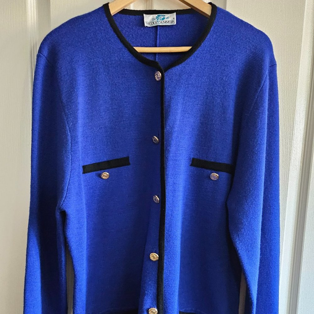 Nicole Summers Knitted Blazer